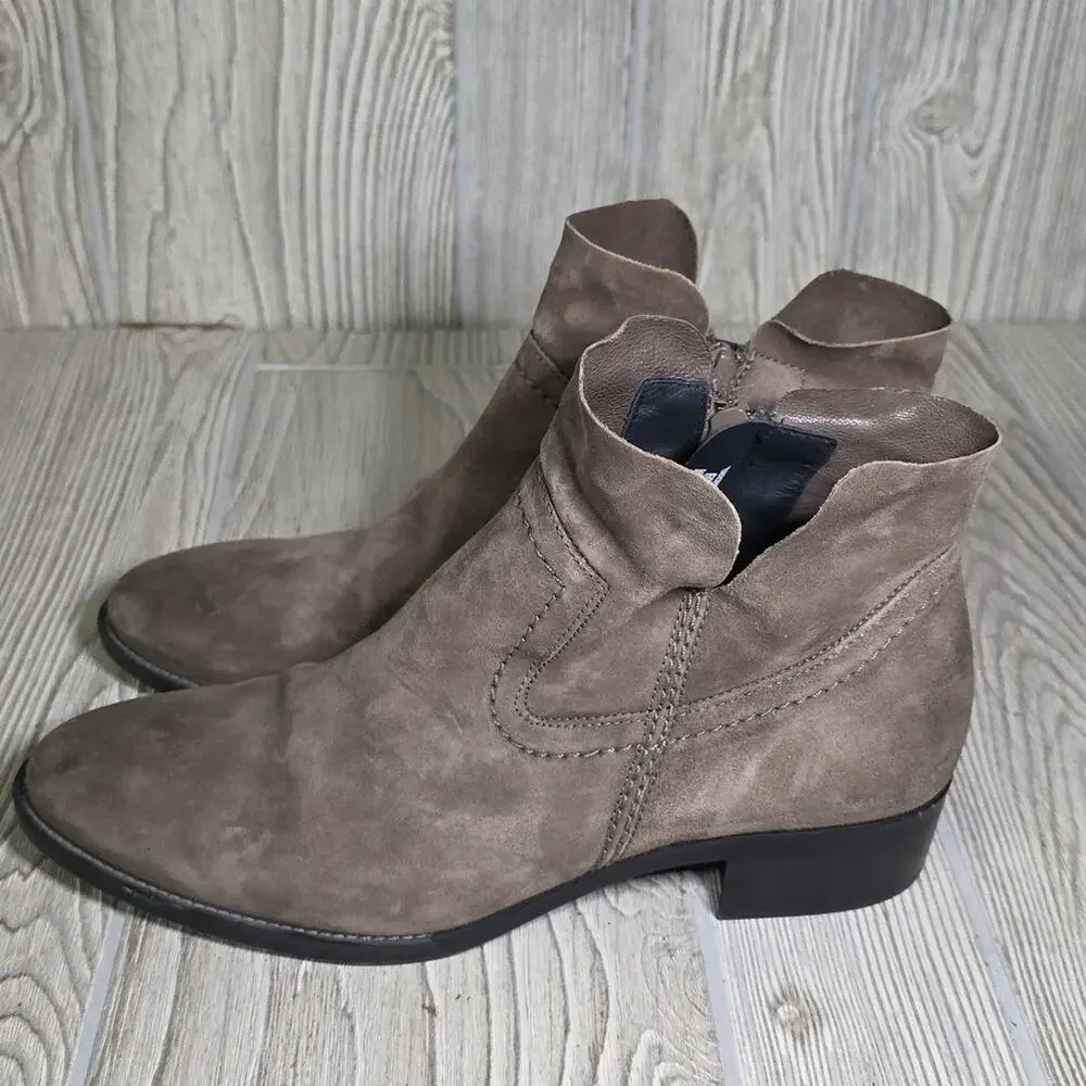 Paul Green Boston Mineral Nubuck Leather Ankle Boots